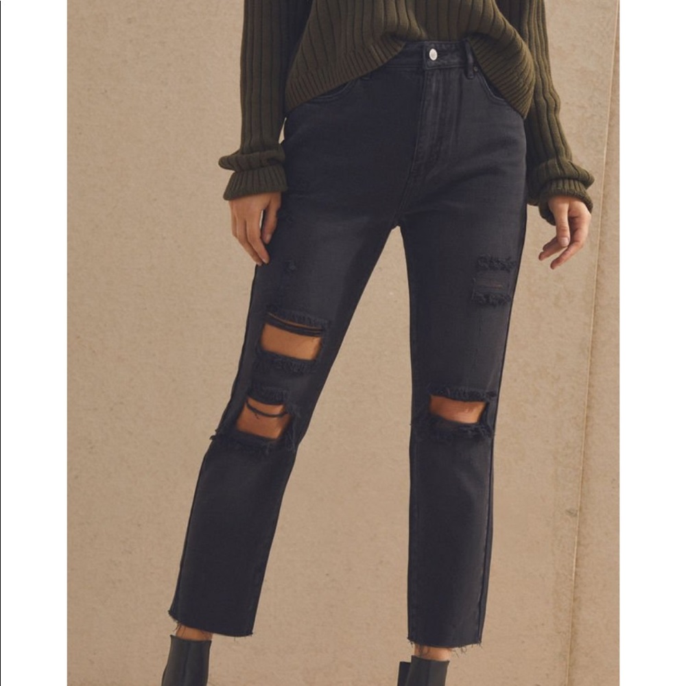 PacSun Vintage Black Mom Jeans